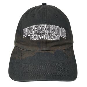 Breckenridge Colorado Slideback Baseball Cap Black One Size Shirt Off My Back